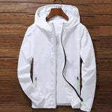 Sport Outdoor Cycling Thin Coat Jackets Man Casual Loose Men's Windbreakers Jacket Male's Waterproof Candy-Colored Outwear Q6128