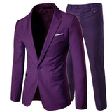 Luxury Men Wedding Suit Male Blazers Slim Fit Suits for Men Costume Business Formal Party Blue Classic Black Blazer