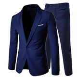 Luxury Men Wedding Suit Male Blazers Slim Fit Suits for Men Costume Business Formal Party Blue Classic Black Blazer
