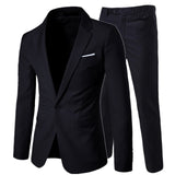 Luxury Men Wedding Suit Male Blazers Slim Fit Suits for Men Costume Business Formal Party Blue Classic Black Blazer