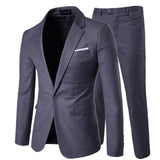 Luxury Men Wedding Suit Male Blazers Slim Fit Suits for Men Costume Business Formal Party Blue Classic Black Blazer