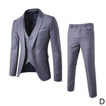 Custom Made 3pcs Business Blazer +Vest +Pants Wedding Suit Male Blazers Slim Suits Vintage Classic Blazers Male Party