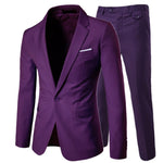 Luxury Men Wedding Suit Male Blazers Slim Fit Suits for Men Costume Business Formal Party Blue Classic Black Blazer
