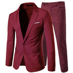 Luxury Men Wedding Suit Male Blazers Slim Fit Suits for Men Costume Business Formal Party Blue Classic Black Blazer